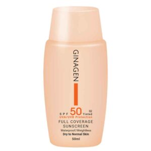 کرم ضد آفتاب پوست خشک حاوی SPF۵۰ ژیناژن ۵۰ میلی لیتر