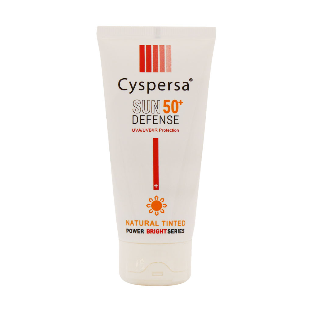 کرم ضد آفتاب رنگی روشن کننده SPF50 سیسپرسا 50 میلی لیتر