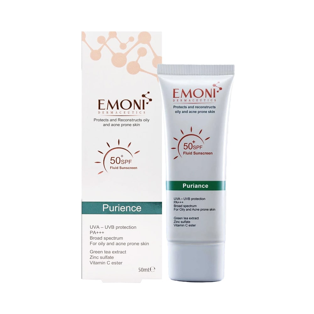 ضد آفتاب حاوی SPF50 پوست چرب امونی 50 میلی لیتر