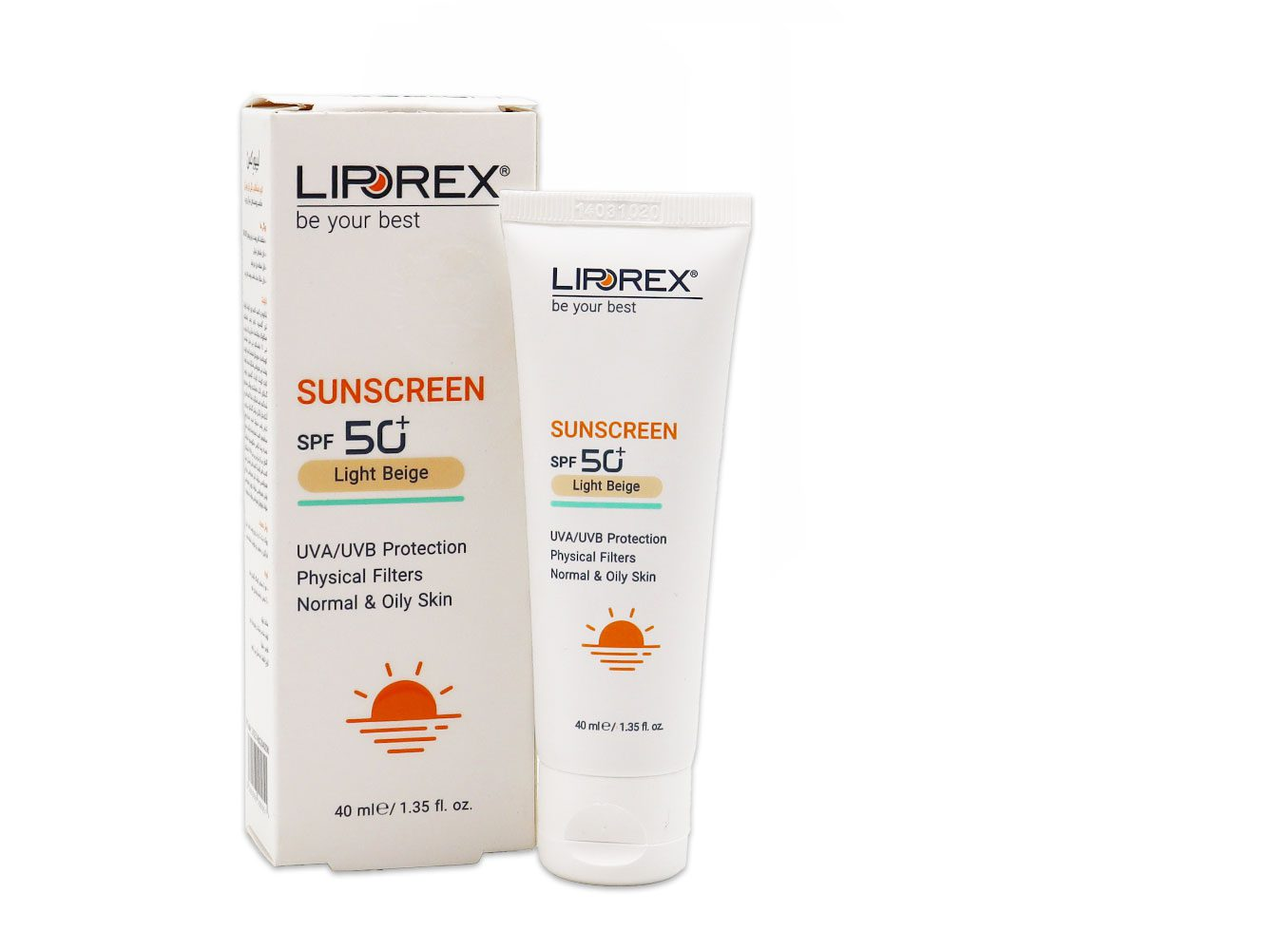 کرم ضد آفتاب پوست چرب لیپورکس SPF50 حجم 40 میلی لیتر