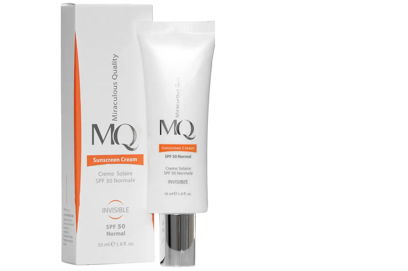 کرم ضد آفتاب نرمال SPF 50 ام کیو 55 میلی لیتر